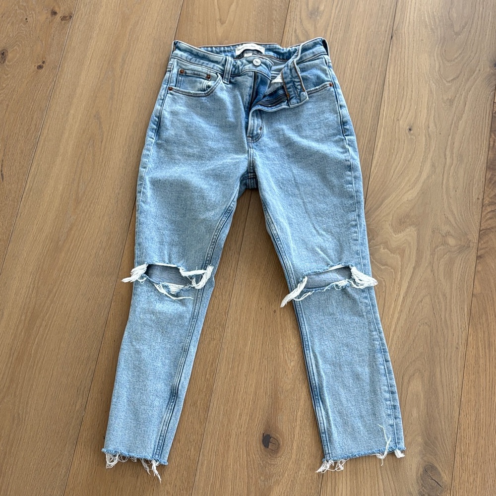 Abercrombie & Fitch the Skinny High Rise  Curve Love Jeans